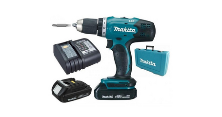 Аккум. дрель-шуруповерт MAKITA LXT DDF 453 SYE в чем.