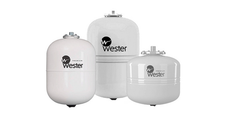 Бак мембранный для ГВС Wester Premium WDV 12 нерж. контрфланец
