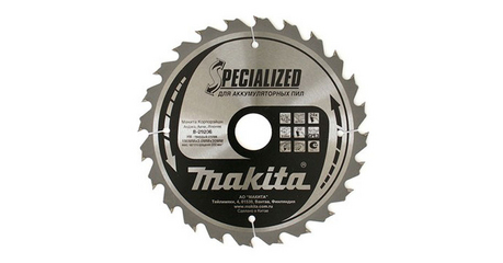 Диск пильный 190х30 мм 24 зуб. по дереву (для аккум. инстр.) MAKITA