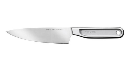 Нож поварской малый 13,5 см цельнометаллический All Steel Fiskars