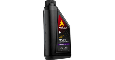 Масло минеральное компрессорное ASILAK GTD 250 VG-100, 1 л