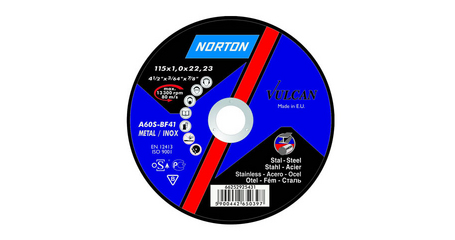 Круг отрезной 180х3.0x22.2 мм для металла Vulcan NORTON