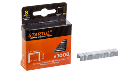 Скобы   8мм тип 140 (1000шт) STARTUL MASTER (ST4554-08)