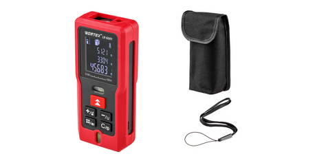 Дальномер лазерный WORTEX LR 6001 в кор., 0.05 - 60 м, +/- 2 мм/м