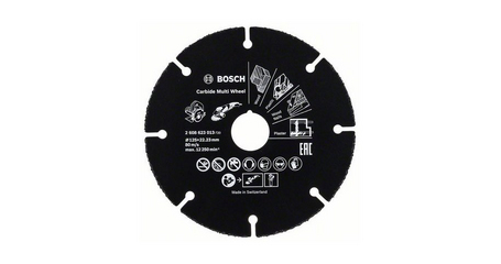 Круг отрезной 125х1.0x22.2 мм для дерева Multi Wheel BOSCH