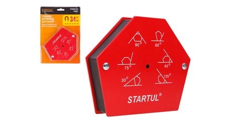 Угольник магнитный для сварки 34кг STARTUL PROFI (ST8520-34)