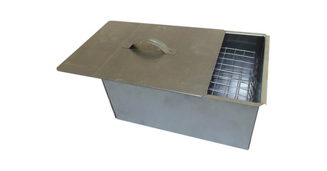 Коптильня, 2-хярусная, 400х280х180мм, ( сталь 0,8мм), PERFECTO LINEA