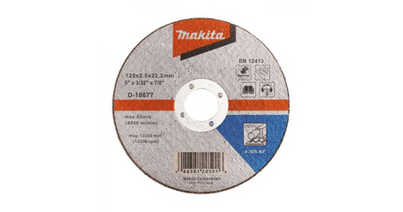 Круг отрезной 125х2.5x22.2 мм для стали  плоский A30S MAKITA