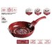 Сковорода ф 22х5.3 см, алюм., антиприг. покр., серия Cook&Fun, бургундия, PERFECTO LINEA