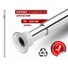Карниз раздвижной алюминиевый 1,2 м, серебро, PERFECTO LINEA