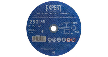 Круг отрезной 230х1.6x22.2 мм для металла и нерж. стали EXPERT STARTUL