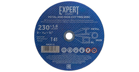 Круг отрезной 230х1.6x22.2 мм для металла и нерж. стали EXPERT STARTUL