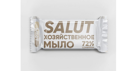 Мыло хозяйственное 72%, 200 г, в цв. обертке
