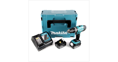 Аккум. ударная дрель-шуруповерт MAKITA LXT DHP 453 RTJ MAKPAC
