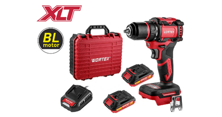 Аккум. дрель-шуруповерт WORTEX BD 2025-1 DLi в чем. ALL1 XLT БЕСЩЕТ, 18 В, 50 Н*м, 2х2 А*ч, БЗП 13 м