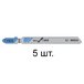 Пилка лобз. по металлу T118G (5 шт.) BOSCH