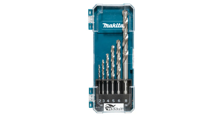 Набор сверл по металлу ц/х, HSS-G, D-75742 комплект из 6 шт MAKITA