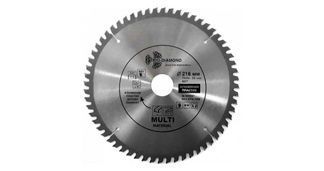 Диск пильный 216х30 мм 60 зуб. универсальный  Multi Material