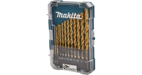 Набор сверл по металлу HSS-TiN Economy 1.5-6.5 мм (13 шт) MAKITA