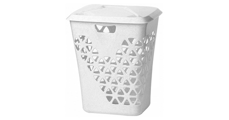 Корзина для белья ВЕНЕЦИЯ 60л (белый) IDEA