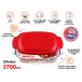 Форма из жаропрочного стекла, 2.7 л, с крышкой, прямоугольная, 344х223х61 мм, PERFECTO LINEA