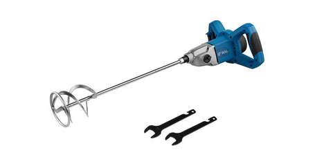 Миксер строительный BULL BM 1416 1600 Вт, 2 скор., M14, рег. об. + насадка