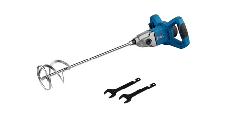 Миксер строительный BULL BM 1416 1600 Вт, 2 скор., M14, рег. об. + насадка