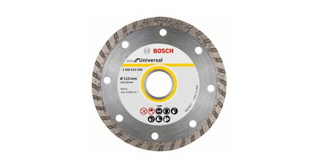 Алмазный круг 125х22 мм универс. Turbo ECO UNIVERSAL BOSCH