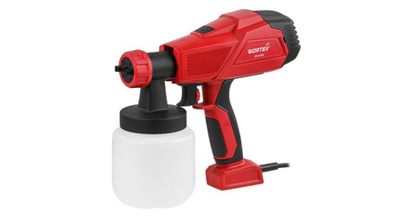 Краскораспылитель электрический WORTEX LX PS 0740 в кор. 400 Вт, 700 мл/мин, 0.8 л бак