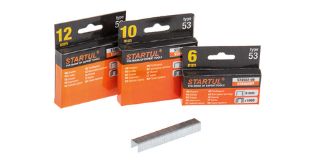 Скобы   6мм тип 53 (1000шт) STARTUL STANDART (ST4502-06)