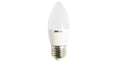 Лампа светодиодная C37 СВЕЧА 8Вт PLED-LX 220-240В Е27 5000К JAZZWAY