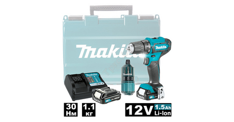 Аккум. дрель-шуруповерт MAKITA CXT DF 333 DWAE в чем. + набор бит