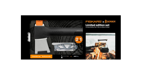 Топор A6 FISKARS + нож Paraframe (комплект)