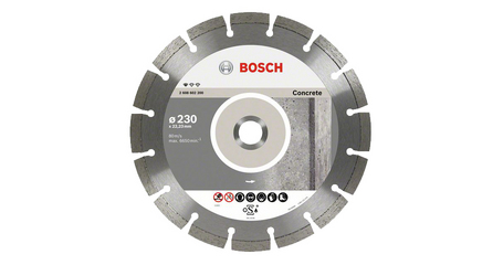 Алмазный круг 230х22,23 мм по бетону сегмент. Standard for Concrete BOSCH