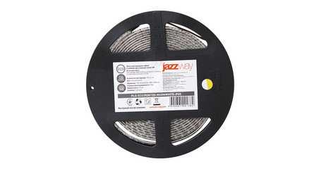 Лента светодиодная PLS2835/60(6 Вт/м, 420-480 Лм/м, 6500К, IP20, 12В (5 м в уп.) JAZZWAY