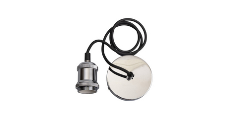 Светильник декоративный RETRO PLC 01 E27 230V/1M ELECTROSILVERING (патрон с проводом) JAZZWAY