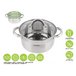 Кастрюля из нерж.стали, 3.2 л, ф 20 x 11.5 см, STARCOOK, PERFECTO LINEA