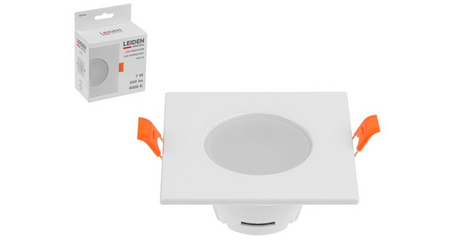 Светильник светодиодный встраиваемый квадрат 7 Вт 4000К, IP64 SPS-S LEIDEN ELECTRIC