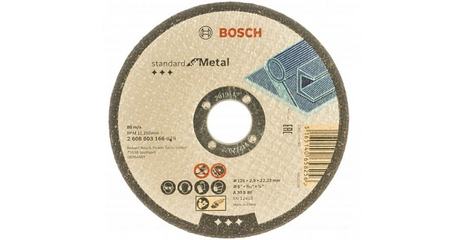 Круг отрезной 125х2.5x22.2 мм для металла Standart BOSCH