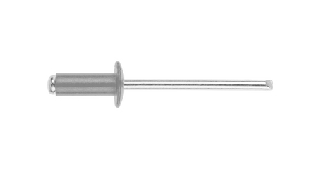 Заклепка вытяжная 3.2х8 мм алюминий/сталь, RAL 7004 (1000 шт в карт. уп.) STARFIX