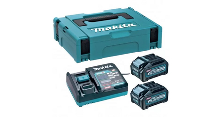 Комплект PSK MKP1G002 40V XGT аккумулятор  BL4040 (2 шт.) + зарядное устройство DC40RA XGT в кейсе