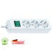 Удлинитель 1.5м (3 роз., 3.3кВт, с/з, выкл., ПВС) белый Brennenstuhl Eco-Line