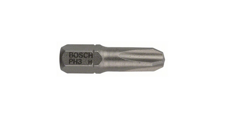 Насадка (бита) крестообразная PH3 25 мм BOSCH Extra Hart