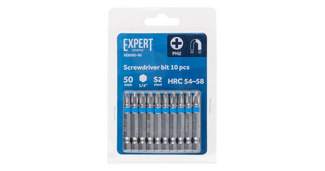 Насадка крестообразная PH2 50мм 10шт EXPERT STARTUL (SE8502-50)