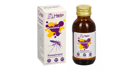 Концентрат от комаров более 50 соток, инсектицидный, 100 мл,  HELP