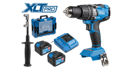 Аккум. дрель-шуруповерт BULL SR 1805 Xcase XLTpro, 2х6 А*ч, БЕСЩЕТ., 18 В, 120 Н*м, БЗП(мет.) 13 мм