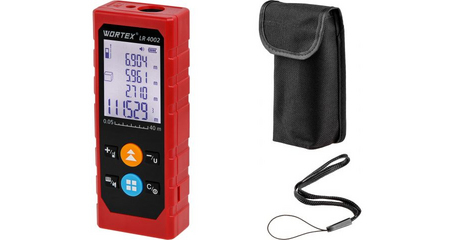 Дальномер лазерный WORTEX LR 4002 в кор., 0,05 – 40, ± 2 мм