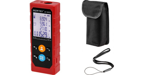 Дальномер лазерный WORTEX LR 4002 в кор., 0,05 – 40, ± 2 мм