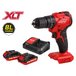 Аккум. ударная дрель-шуруповерт WORTEX BD 2030-1 DLi в чем. ALL1 XLT SET БЕСЩЕТ., 18 В, 55 Н*м
