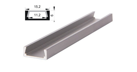 Профиль для светодиодной ленты PAL 1506 (2м) JAZZWAY